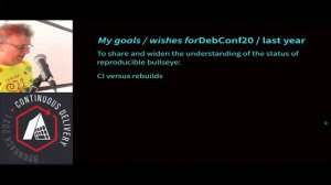 BornHack 2021 - Reproducible Debian - where we come from and where we are going - Holger Levsen