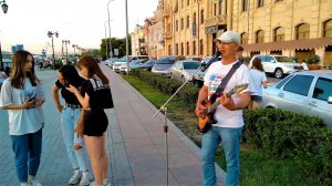 День России.Уличные музыканты.Астрахань