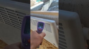 Температурный тест. Утеплитель - экструдированный пенополистирол 50мм.