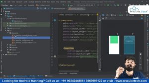 How to Design Android App (Views) writing code in XML | Button | TextView & UI Designing #16