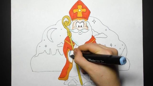 Святой Николай, мультик. Рисуем Святого Николай смотреть онлайн