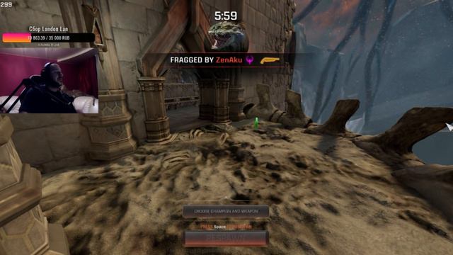 ФАНОВОЕ 2х2 НА ПРО УРОВНЕ | BASE-CNZ VS RAPHA-ZENAKU | QUAKE CHAMPIONS смотреть онлайн