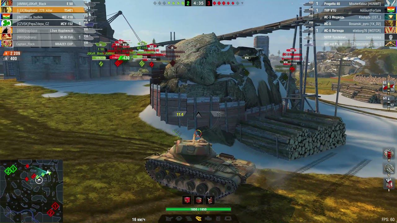 Мастер на T54E1 Хомячёк (Колобок) смотреть онлайн