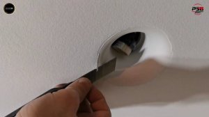 Шпаклёвка примыканий гипсовых встраиваемых светильников MAYTONI.