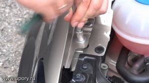 Установка амортизаторов (упоров) капота Volkswagen Polo (арт. KU-VW-PL00-02) от upory.ru