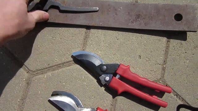 Супер садовый секатор своими руками из рессоры