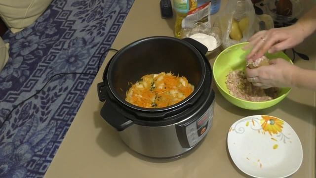 Фаршируем замороженный перец