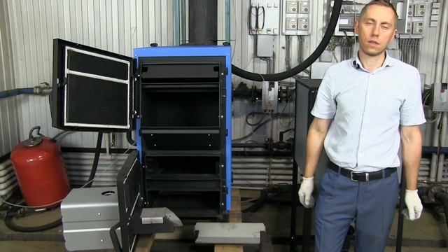 Сборка и монтаж комплекта пеллетной горелки ZOTA FOХ смотреть онлайн