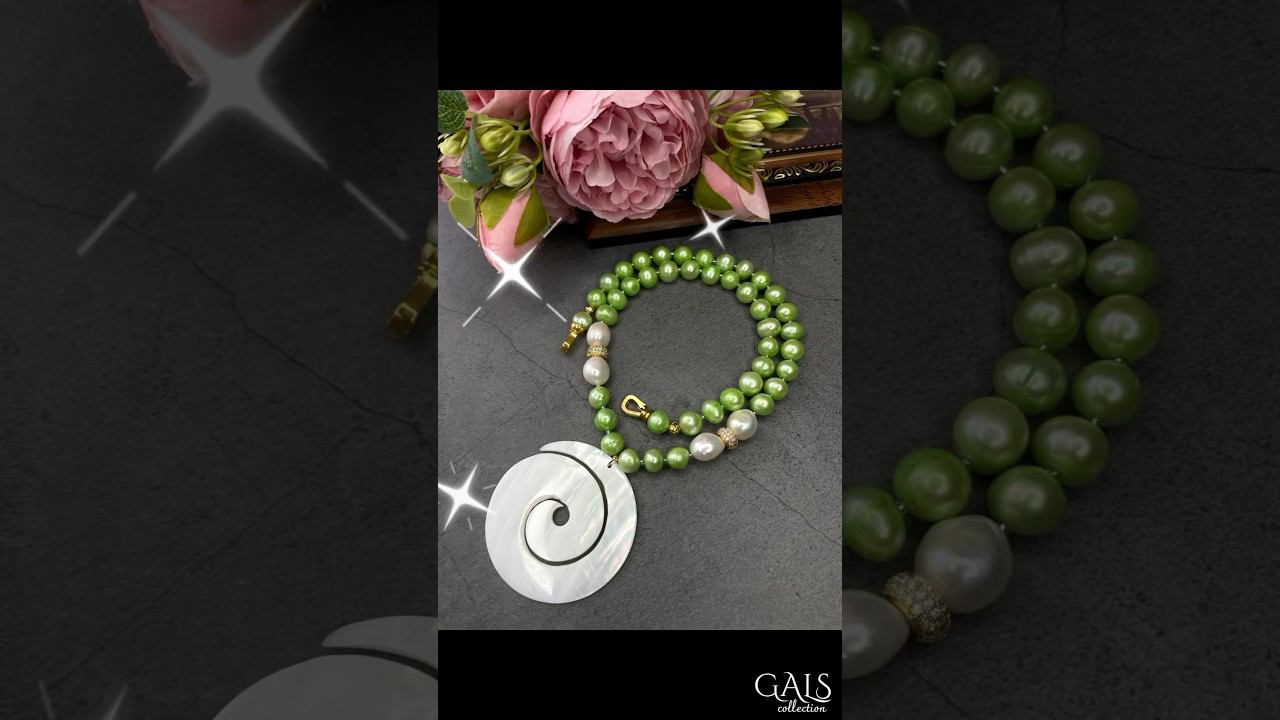 ЖЕМЧУГ+ПЕРЛАМУТР #рукоделие #жемчуг #украшениеручнойработы смотреть онлайн