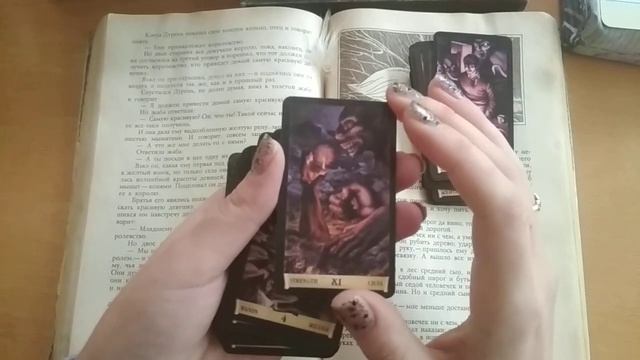 МИНИ!!! Таро Черный Гримуар Некрономикон издательства ANKH. Обзор колоды