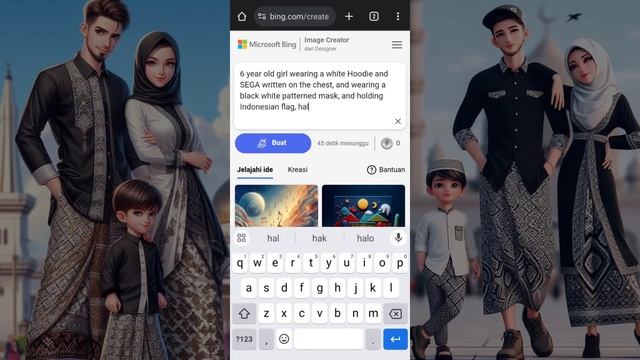 Seru! Membuat 3D Animation dengan Nama Dada (Girl) | Bing Image Creator смотреть онлайн