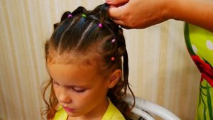 Простые прически с Китти прическа сеточка | Волшебница Китти