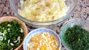 Быстрый пирог с капустой