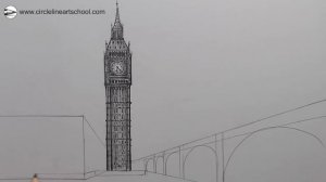 How to Draw Big Ben London: Realistic Pencil Drawing