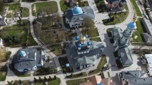 Калужская область: Оптина Пустынь с высоты птичьего полёта.