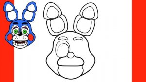 How to Draw TOY BONNIE - FIVE NIGHTS AT FREDDY'S