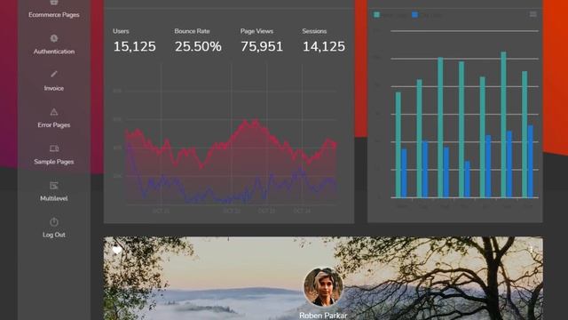 Best Dashboard Design by DashboardX Bootstrap Admin Template смотреть онлайн