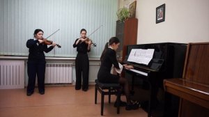 Д. Шостакович Прелюдия для двух скрипок и фортепиано