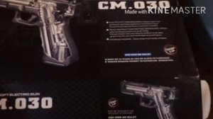 Анбоксинк страйкбольного глока см 030