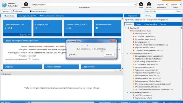 Обзор PRO-версии программы Netpeak Spider 3.6 - Soltyk.ru