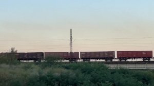 Зелень! Электровоз ВЛ80С-2567/2602Б С грузовым поездом