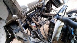 ISUZU ELF испытание котла подогрева в деле