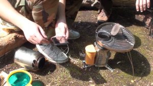 Испытание печки-щепочницы BioLite с USB зарядкой и гриля BioLite Portable Grill. Биолайт