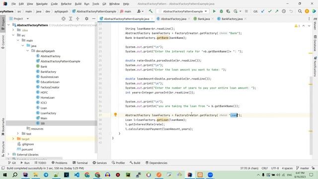 Java - Abstract Factory Pattern смотреть онлайн