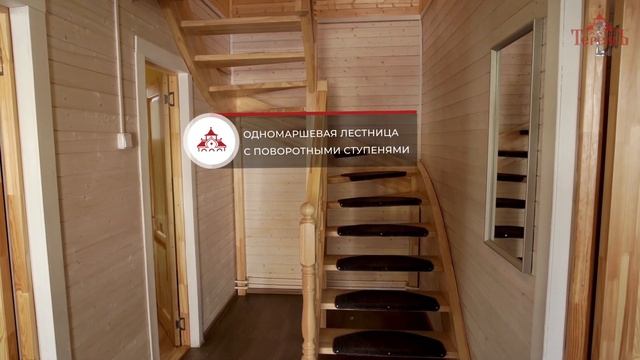 Классический дачный дом с мансардой
