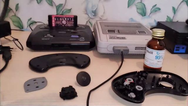 Sega Джойстики разборка и чистка. Даём вторую жизнь. Sega Mega Drive 2. Стародельный клон из 90- Х. смотреть онлайн