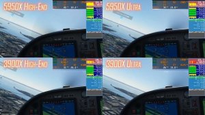 Testing AMD Ryzen 3900X vs 5950X with Microsoft Flight Simulator 2020