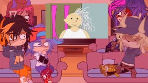 -*Реакция Friday Night Funkin на бабку Алку*-"Ужастик" (Friday Night Funkin AU стиль)