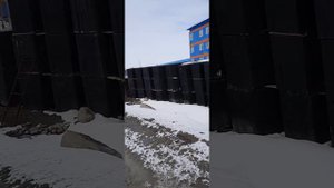 Мурманская область Белокаменка Новатек съемка с места работы