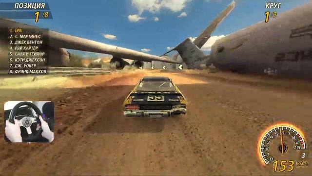 Одной рукой! • FlatOut 2 на Logitech G25 #7 смотреть онлайн