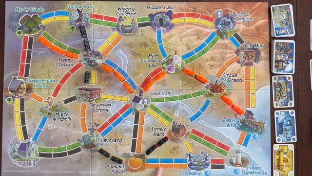 Ticket To Ride Ghost Train  Playthrough  Teach