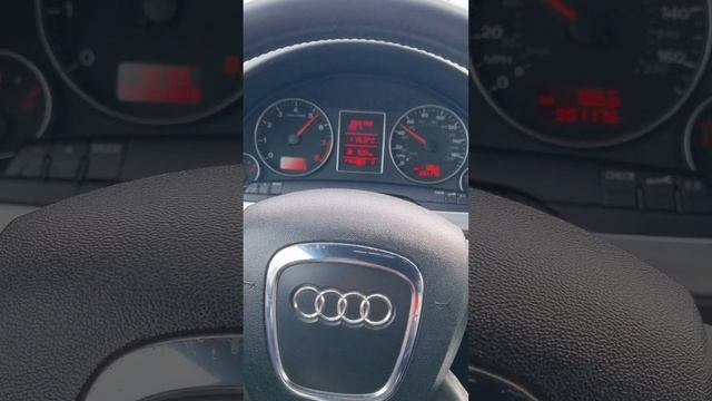 Разгон 0 - 100 AUDi A4 B7 2.0 turbo 200 л.с