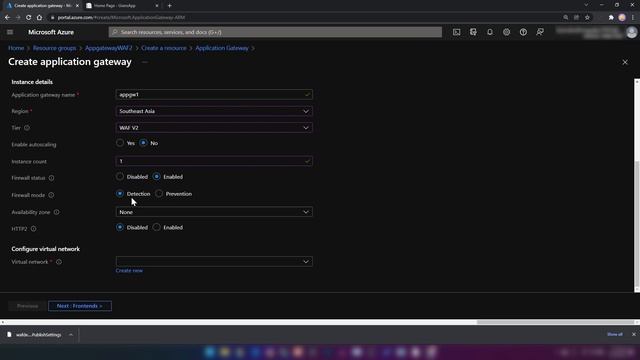 Web Application Firewall Azure Configuration | WAF Step by Step