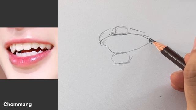 How to draw lips by Chommang (Tutorial)