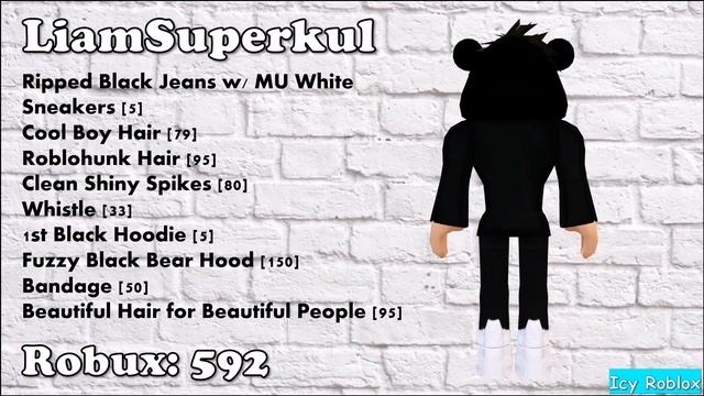 20 Roblox Black Outfits смотреть онлайн