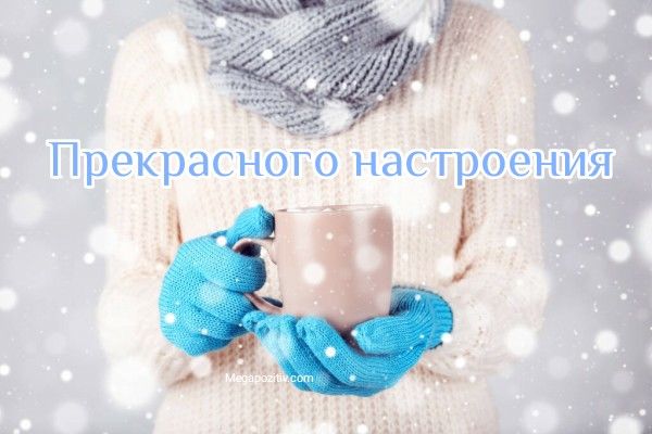 Чудесного зимнего настроения!??? Пожелание друзьям
