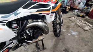 Защита резонатора 2Т своими руками на Kayo kt250 2t. ЧАСТЬ 2
