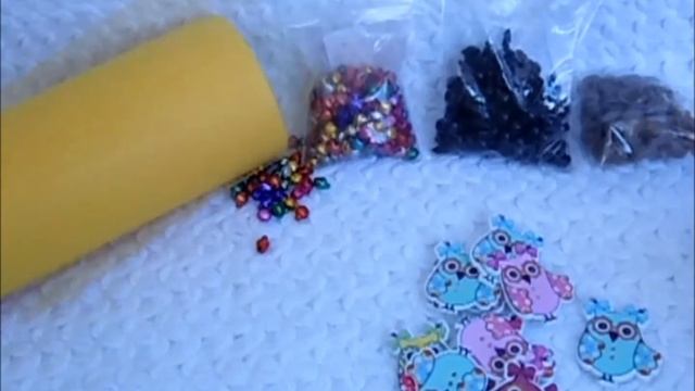 # Рукодельная покупка с AliExpresse # пуговки,глаза для игрушек ,органза смотреть онлайн