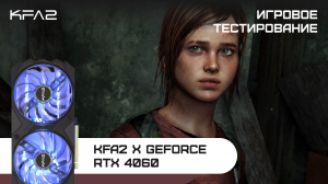 KFA2 X GeForce RTX 4060 Black | The Last of Us Part 1 | 1080p