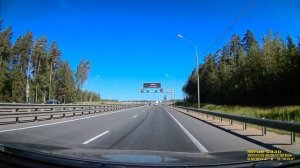 Трасса М11 из Москвы в Санкт-Петербург