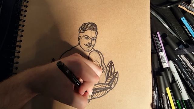 How to Draw an Old School Boxer Tattoo by thebrokenpuppet смотреть онлайн