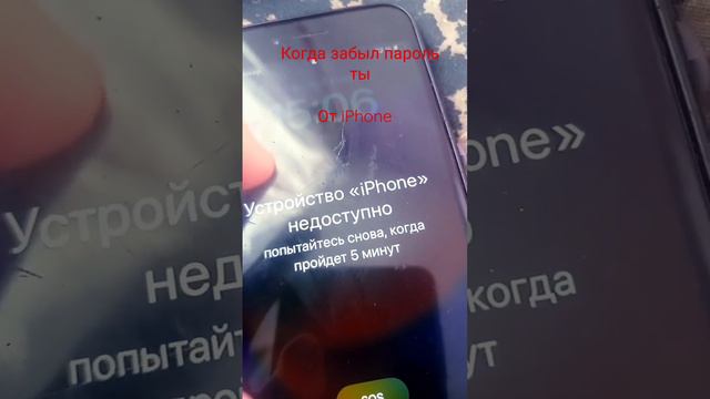 когда забыл пароль от iPhone