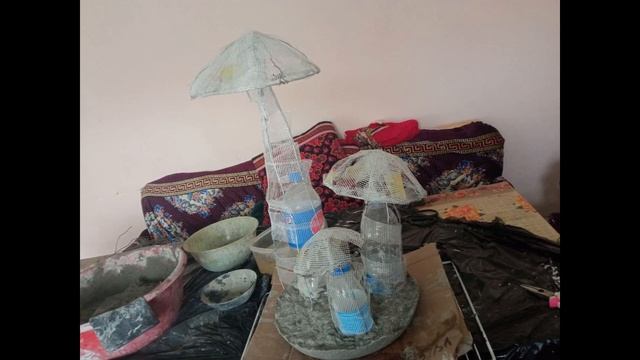 Лебеди ,изготовление каркасов , скульптуры, из цемента . мастерская Shaxnoza Otaxojayeva . смотреть онлайн