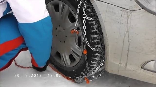 Испытание цепей противоскольжения Rud