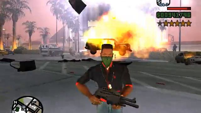 Я дошёл до 6 звезды в GTA SA смотреть онлайн