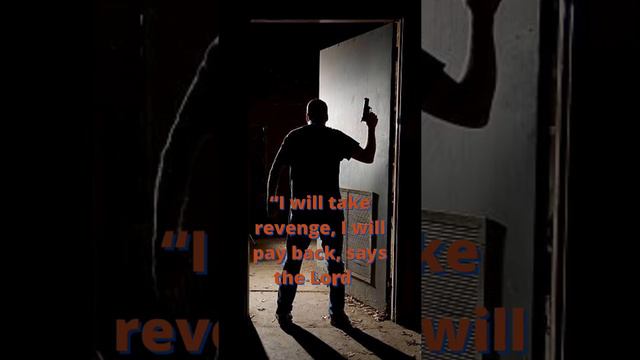 GOD will take revenge. God's message @Bible verse